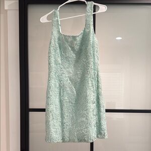 Mint Green Lace Dress